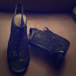 Lace heels